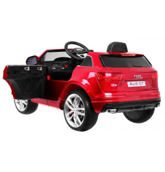 Vaikiškas Elektromobilis Audi Q7 2.4GHz, Raudonas lakuotas
