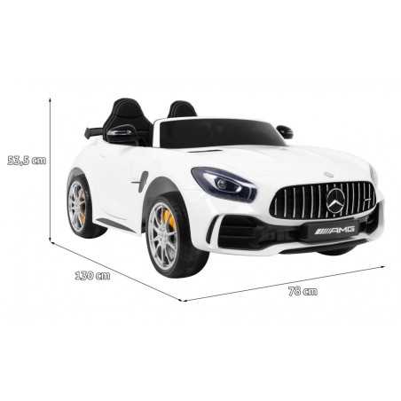 Vaikiškas Elektromobilis Mercedes-Benz GT R 4x4, Baltas