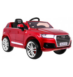 Vaikiškas Elektromobilis Audi Q7 2.4GHz, Raudonas lakuotas