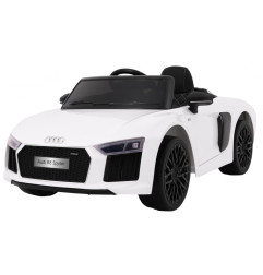 Vaikiškas Elektromobilis AUDI R8 Spyder RS EVA 2.4 GHz, Baltas