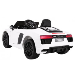 Vaikiškas Elektromobilis AUDI R8 Spyder RS EVA 2.4 GHz, Baltas