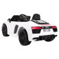 Elektromobilis AUDI R8 Spyder RS EVA 2.4 GHz, Baltas