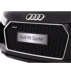Vaikiškas Elektromobilis AUDI R8 Spyder RS EVA 2.4 GHz, Juodas dažytas