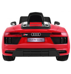 Vaikiškas Elektromobilis AUDI R8 Spyder RS EVA 2.4 GHz, Raudonas dažytas