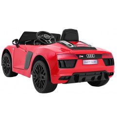 Vaikiškas Elektromobilis AUDI R8 Spyder RS EVA 2.4 GHz, Raudonas dažytas