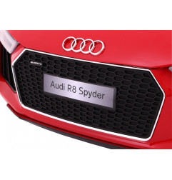Vaikiškas Elektromobilis AUDI R8 Spyder RS EVA 2.4 GHz, Raudonas dažytas