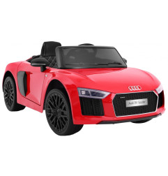 Vaikiškas Elektromobilis AUDI R8 Spyder RS EVA 2.4 GHz, Raudonas dažytas