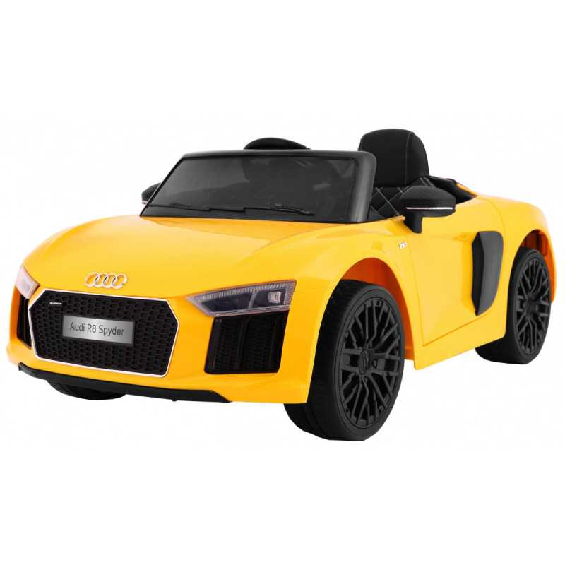 Elektromobilis AUDI R8 Spyder RS EVA 2.4 GHz, Geltonas