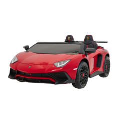 Vaikiškas Elektromobilis Lamborghini Aventador SV, Raudonas