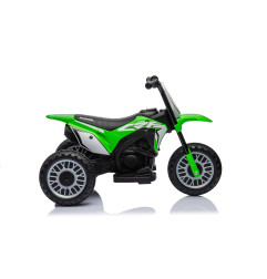 Vaikiškas elektrinis triratis motociklas Honda CRF 450R, Žalias