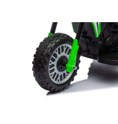 Vaikiškas elektrinis triratis motociklas Honda CRF 450R, Žalias