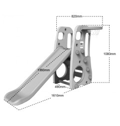 Čiuožyklos ir supynės komplektas mažiesiems