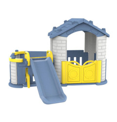 Cottage Slide 3in1 Blue Roof