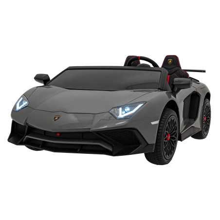 Vaikiškas Elektromobilis Lamborghini Aventador SV, Pilkas