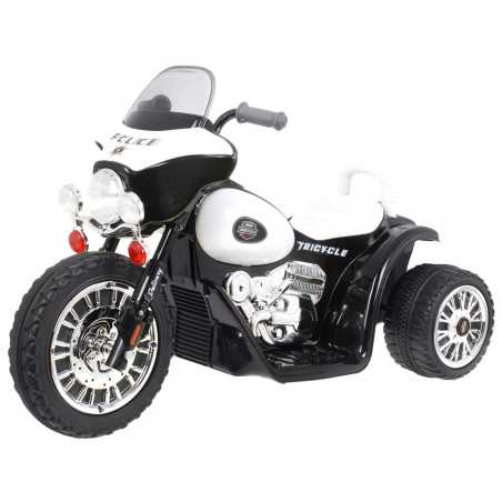 Vaikiškas Elektrinis motociklas Chopper, Juodas