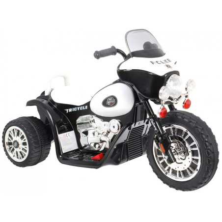 Vaikiškas Elektrinis motociklas Chopper, Juodas