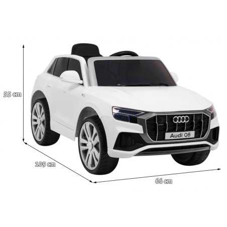 Vaikiškas Elektromobilis Audi Q8 LIFT, Baltas