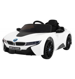 Elektromobilis BMW I8 LIFT, Baltas