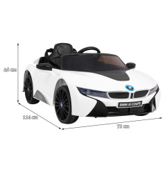 Elektromobilis BMW I8 LIFT, Baltas