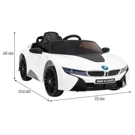 Vaikiškas Elektromobilis BMW I8 LIFT, Baltas