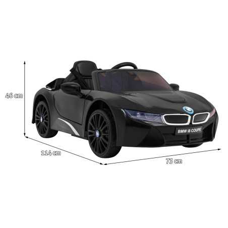 Vaikiškas Elektromobilis BMW I8 LIFT, Juodas