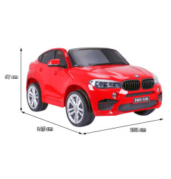 Vaikiškas Elektromobilis BMW X6M XXL, Raudonas