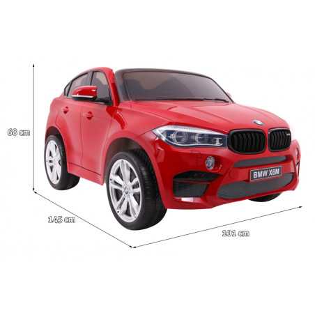 Vaikiškas Elektromobilis BMW X6M XXL, Tamsiai raudonas