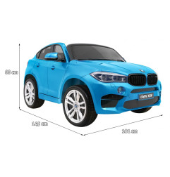 Elektromobilis BMW X6M XXL, Mėlynas