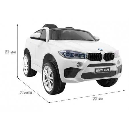 Vaikiškas Elektromobilis BMW X6M, Baltas