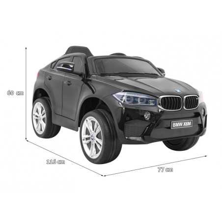Vaikiškas Elektromobilis BMW X6M, Juodas