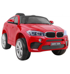 Vaikiškas Elektromobilis BMW X6M, Raudonas dažytas - 10