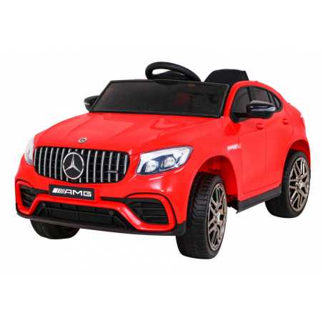 Vaikiškas Elektromobilis Mercedes Benz GLC63S, Raudonas