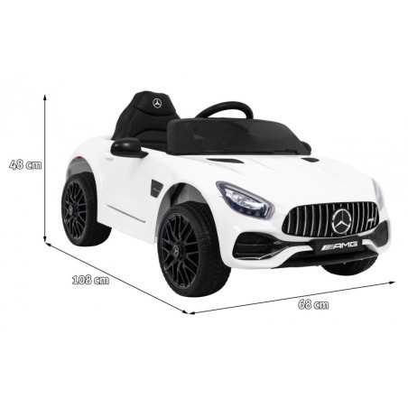 Vaikiškas Elektromobilis Mercedes Benz GT, Baltas