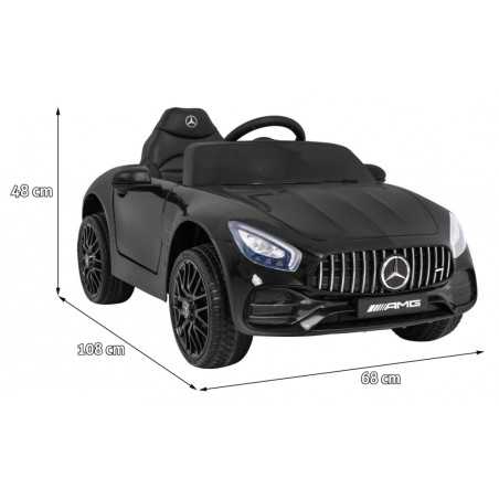 Vaikiškas Elektromobilis Mercedes Benz GT, Juodas