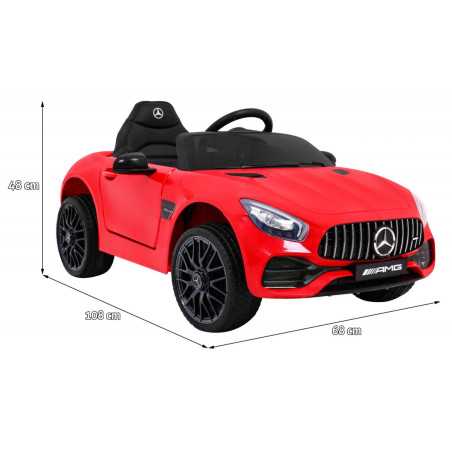Vaikiškas Elektromobilis Mercedes Benz GT, Raudonas