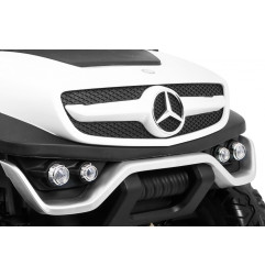 Vaikiškas Elektromobilis Mercedes BENZ UNIMOG Strong, Baltas