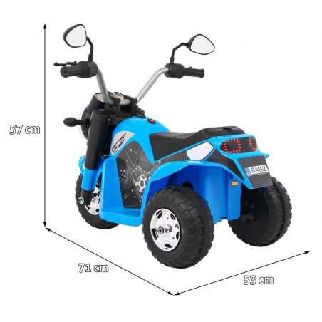 Vaikiškas Elektrinis motociklas MiniBike, Mėlynas