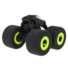 RC valdomas minkštų ratų automobilis, žalias