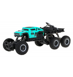 RC valdomas automobilis 6x6, mėlynas