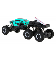 RC valdomas automobilis 6x6, mėlynas