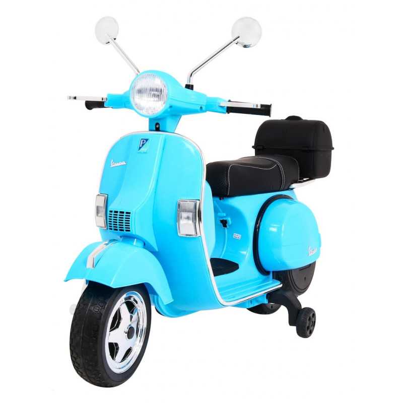 Vaikiškas Elektrinis Motoroleris Vespa, Mėlynas