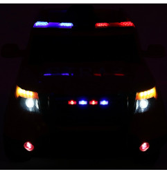 Vaikiškas Elektromobilis SUV Policija, Baltas