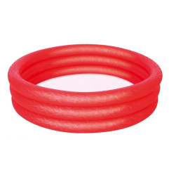 Pripučiamas baseinas BESTWAY (102x25 cm) raudonas