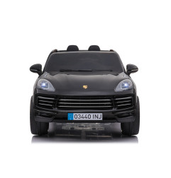 Vaikiškas Elektromobilis Porsche Cayenne S, Juodas