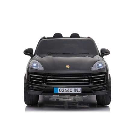 Vaikiškas Elektromobilis Porsche Cayenne S, Juodas