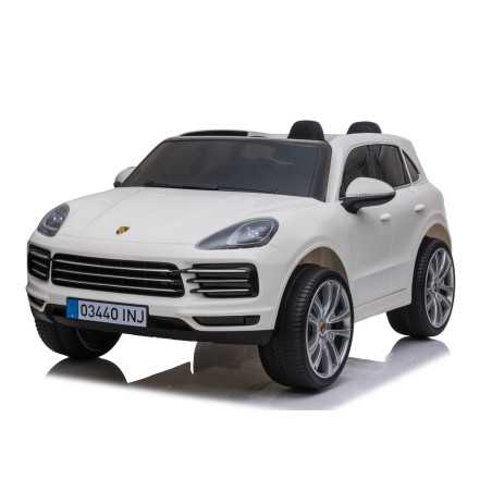 Vaikiškas Elektromobilis Porsche Cayenne S, Baltas