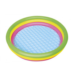 Pripučiamas baseinas BESTWAY (102x25 cm) spalvotas