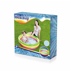Pripučiamas baseinas BESTWAY (102x25 cm) spalvotas