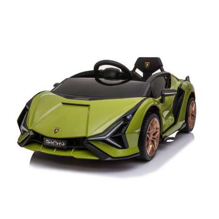 Vaikiškas Elektromobilis Lamborghini SIAN, Žalias
