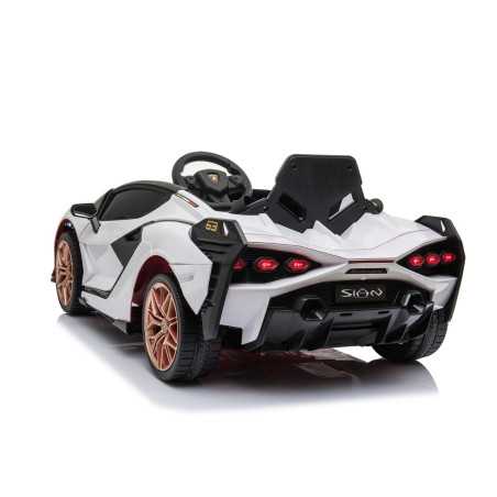 Vaikiškas Elektromobilis Lamborghini SIAN, Baltas